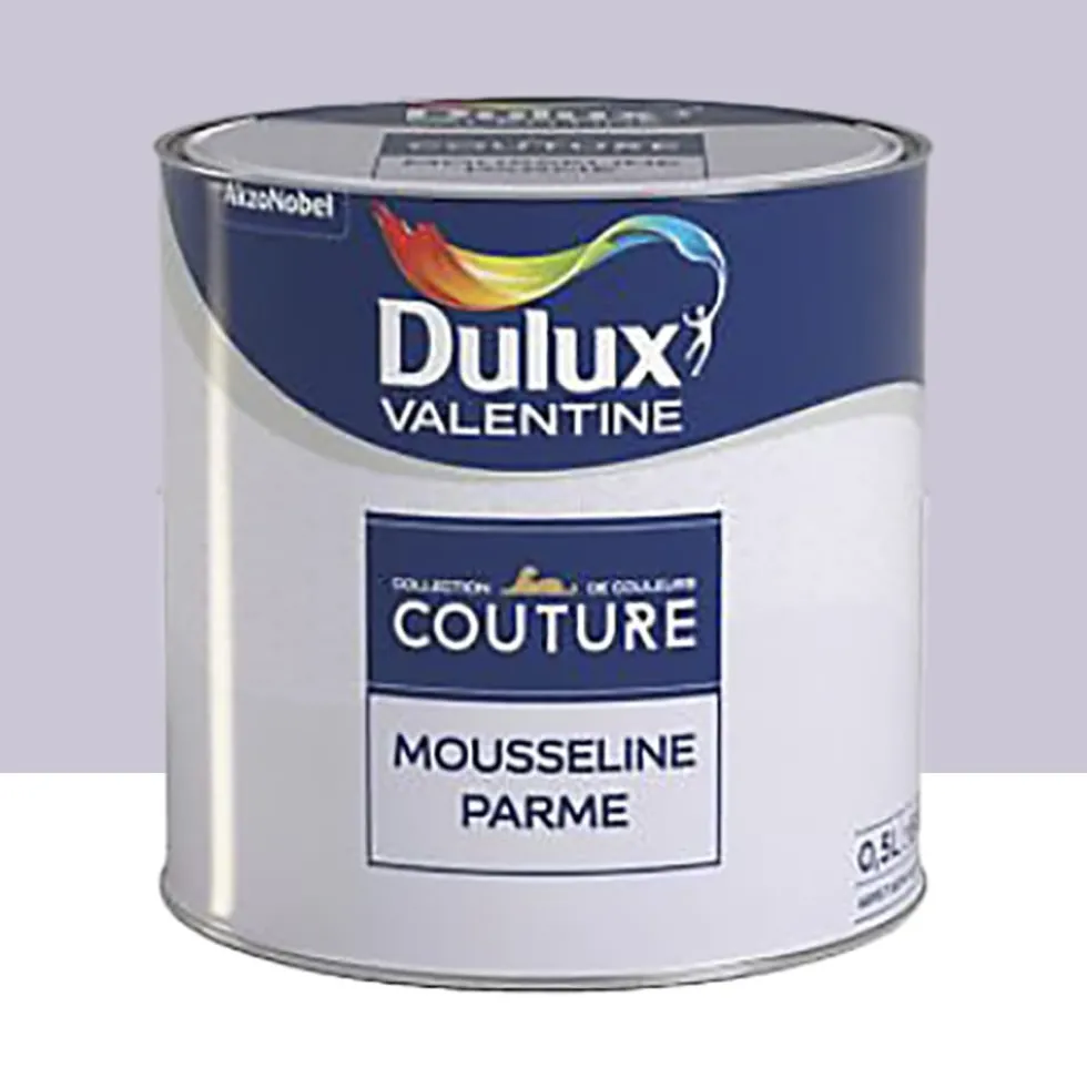 Peinture acrylique Dulux Valentine Couture Mousseline parme
