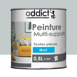 Peinture acrylique Multi-supports addict Mat Cendres