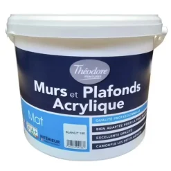 Peinture acrylique Murs & Plafonds Théodore Blanc