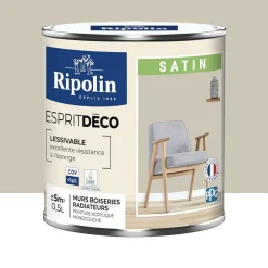 Peinture acrylique RIPOLIN Esprit Déco Satin Beige wes