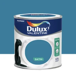 Peinture acrylique satin DULUX VALENTINE Crème de couleur Marée haute