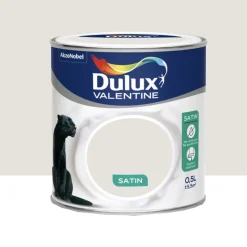 Peinture acrylique satin DULUX VALENTINE Crème de couleur Fleur de coton
