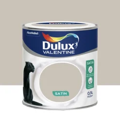 Peinture acrylique satin DULUX VALENTINE Crème de couleur Grain de Sable