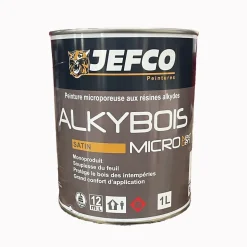 Peinture Alkybois Micro JEFCO Blanc satin