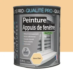 Peinture Appuis de fenêtres BÂTIR Ocre clair