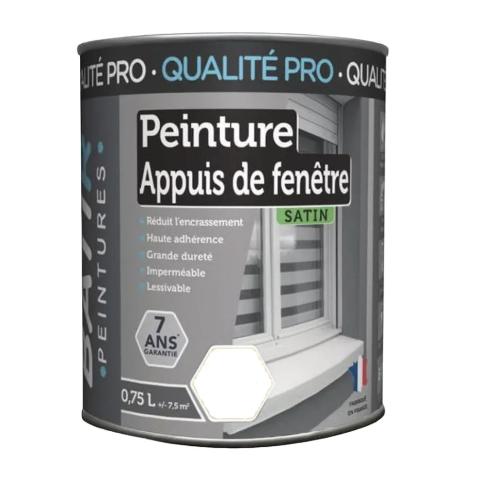 Peinture Appuis de fenêtres BÂTIR Blanc