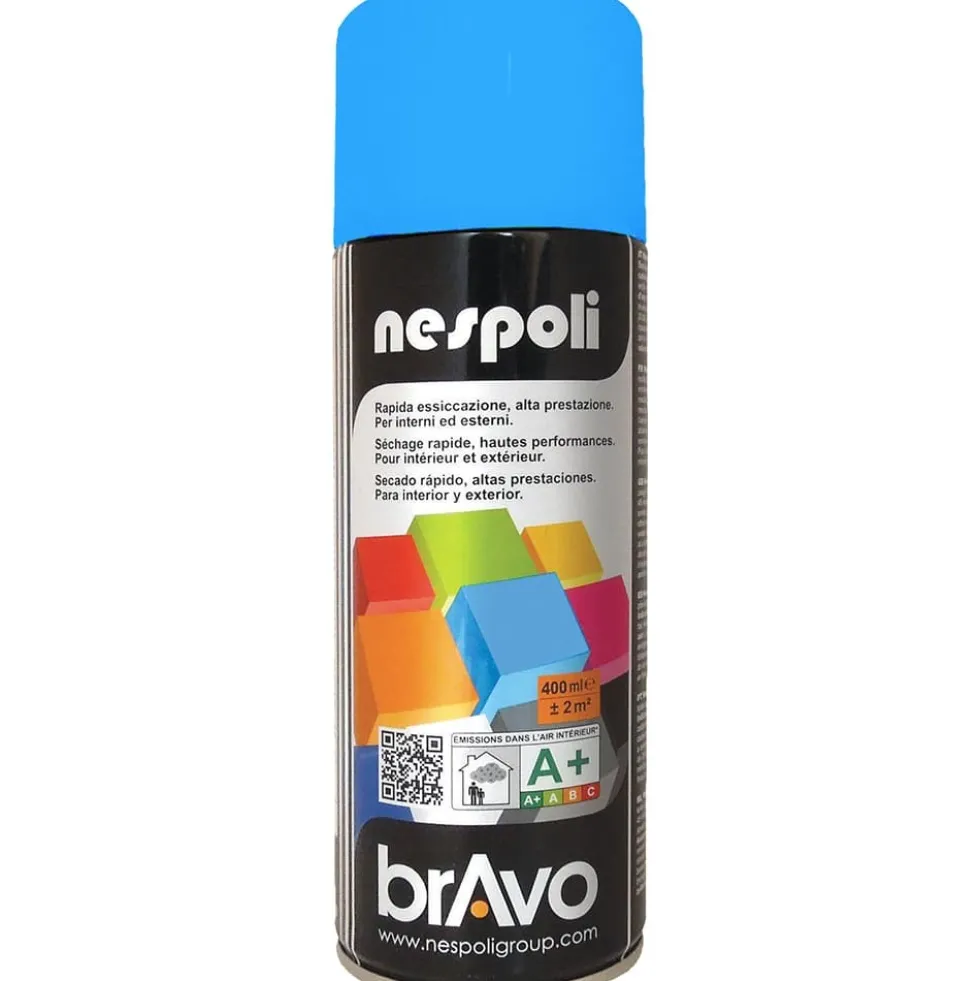 Peinture Aérosol BRAVO NESPOLI - Bleu azur (180018)