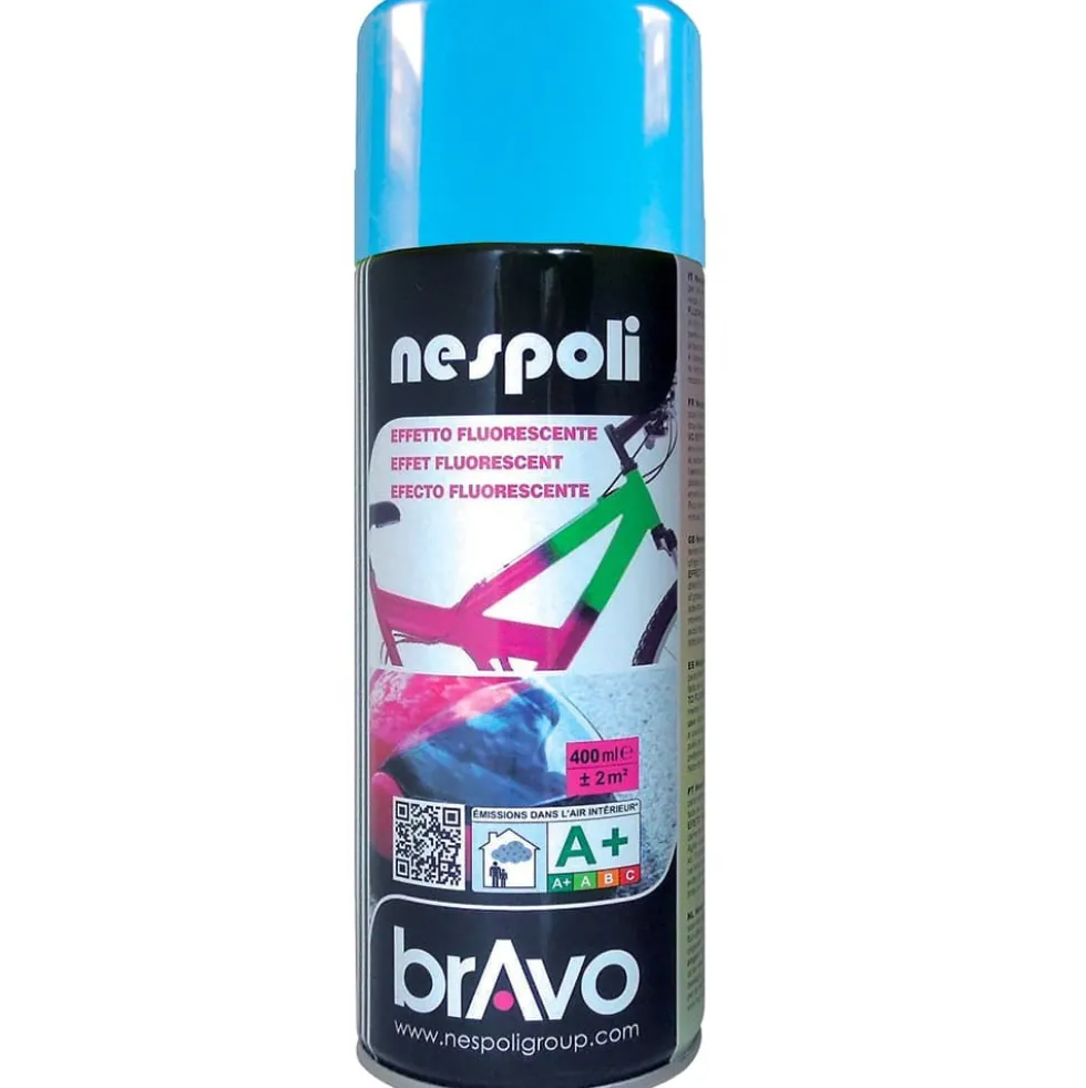 Peinture Aérosol Effet Fluorescent NESPOLI - Bleu (180502)