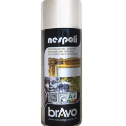 Peinture Aérosol Effet Métaux Précieux NESPOLI - Argent Chromé (180101)