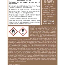 Peinture aérosol LIBÉRON Les Vapos Satin Le Violet Velours