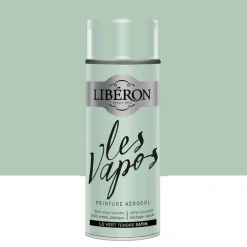 Peinture aérosol LIBÉRON Les Vapos Satin Le Vert Tendre