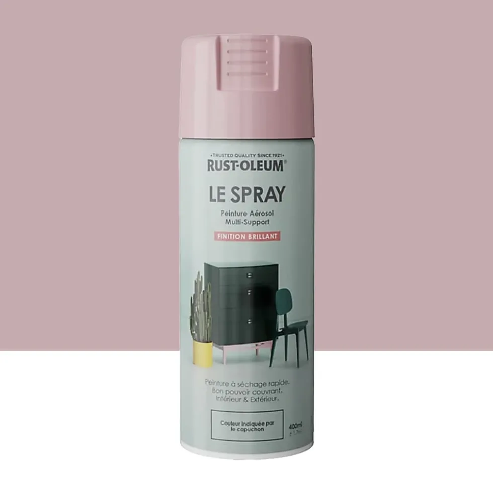 Peinture aérosol Rust-Oleum Le Spray Rose