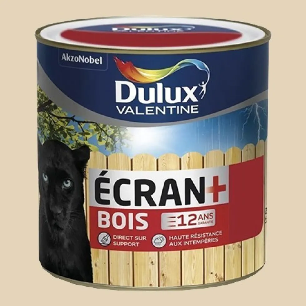 Peinture bois DULUX VALENTINE Ecran+ Bois Sable clair