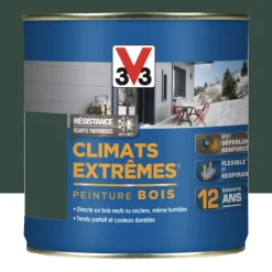 Peinture bois V33 Climats Extrêmes Satin Vert Basque