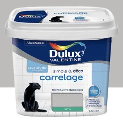 Peinture Carrelage Dulux Valentine Simple & Déco Béton gris