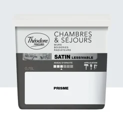 Peinture Chambres & Séjours Théodore Satin lessivable Prisme