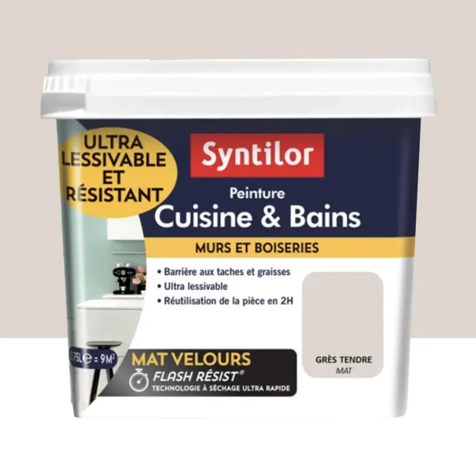 Peinture Cuisine & Bains SYNTILOR Grès tendre