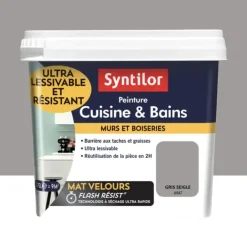 Peinture Cuisine & Bains SYNTILOR Gris seigle