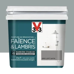 Peinture De Rénovation V33 Faïence & Lambris Gris Loft