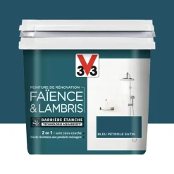 Peinture De Rénovation V33 Faïence & Lambris Bleu Pétrole