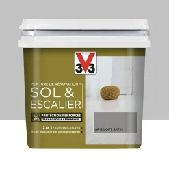 Peinture De Rénovation V33 Sol & Escalier Gris Loft