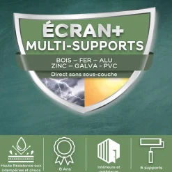 Peinture DULUX VALENTINE Ecran+ Multi-supports Blanc