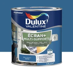 Peinture DULUX VALENTINE Ecran+ Multi-supports Bleu breton