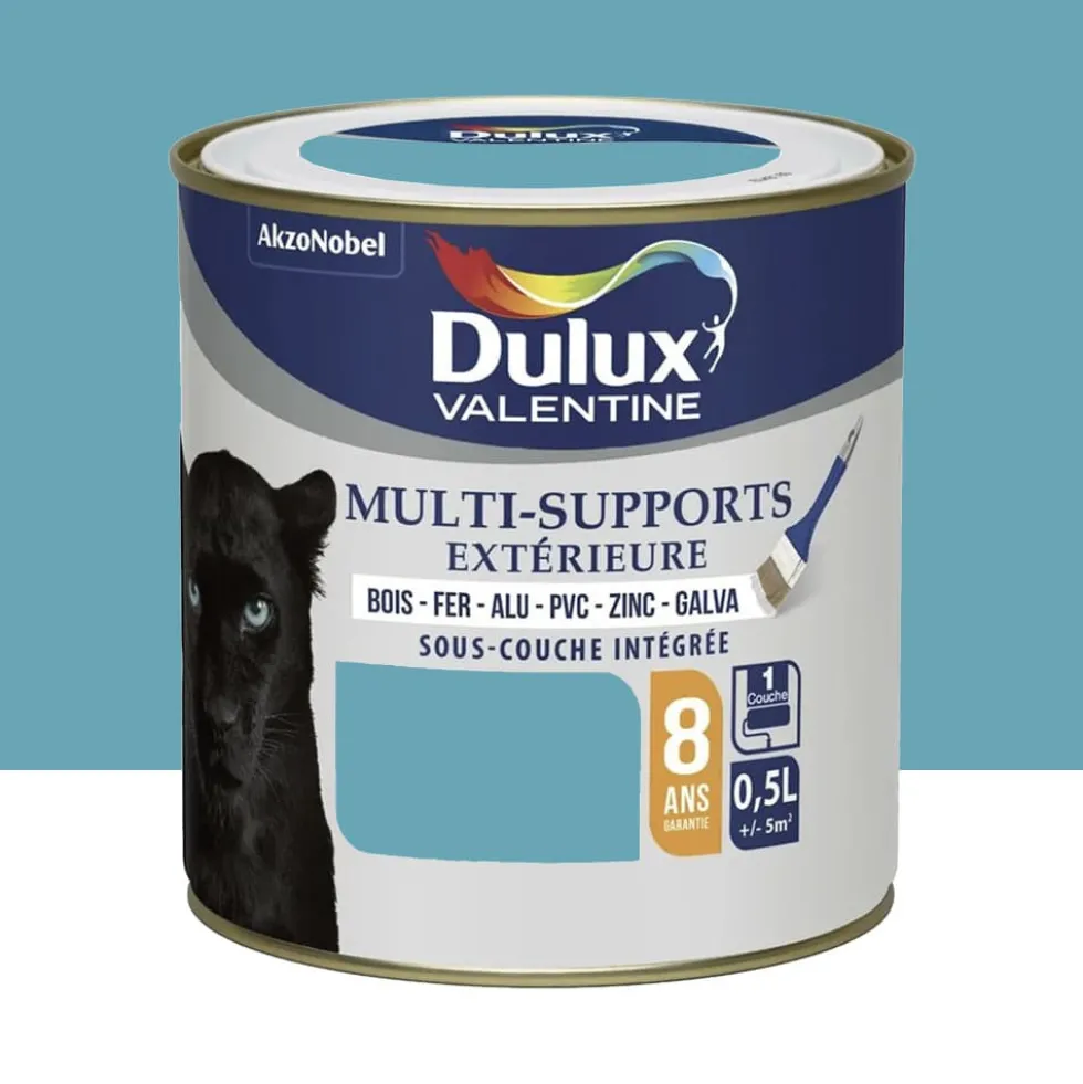 Peinture Dulux Valentine multi-supports extérieure Turquoise