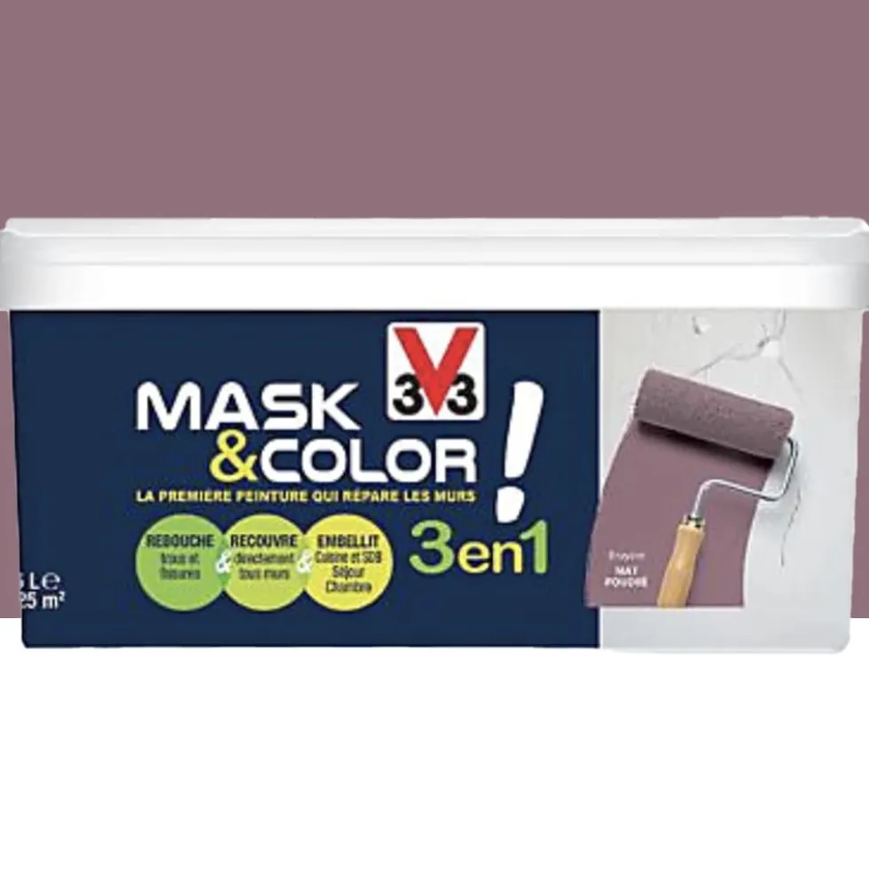 Peinture 3 en 1 V33 Mask & Color Bruyère