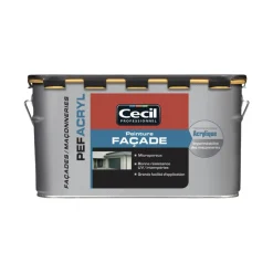 Peinture Façade PEF Acryl CÉCIL Blanc