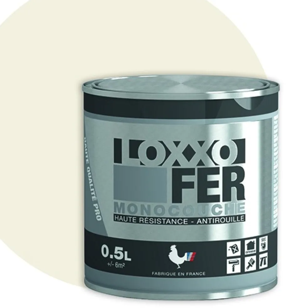 Peinture Fer Antirouille LOXXO Blanc crème