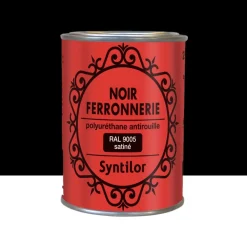 Peinture Ferronnerie SYNTILOR Satin Noir