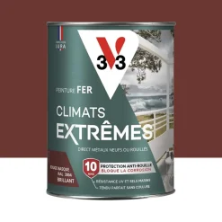 Peinture Fer V33 Climats Extrêmes Brillant Rouge Basque