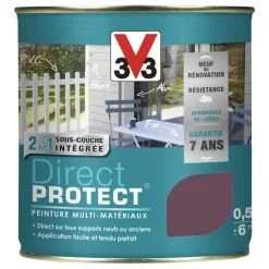 Peinture Glycéro Multi-matériaux V33 Direct Protect Figue fraiche