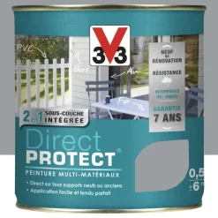 Peinture Glycéro Multi-matériaux V33 Direct Protect Aluminium