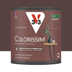 Peinture intérieure V33 Colorissim Satin Amarante