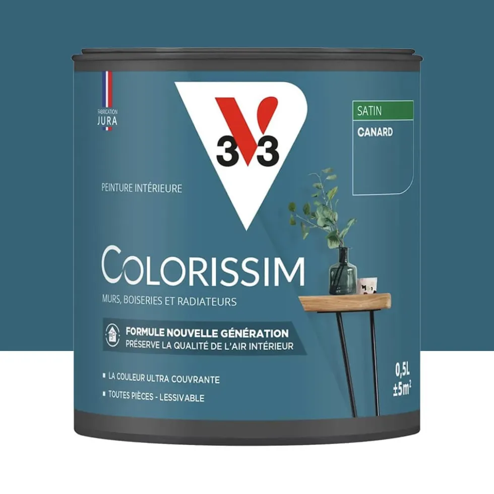 Peinture intérieure V33 Colorissim Satin Canard