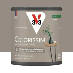 Peinture intérieure V33 Colorissim Satin Taupe