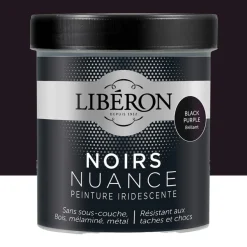 Peinture LIBÉRON Noirs Nuance Black Purple brillant