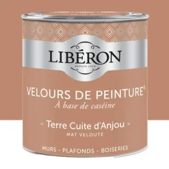 Peinture LIBÉRON Velours de Peinture Terre Cuite d'Anjou