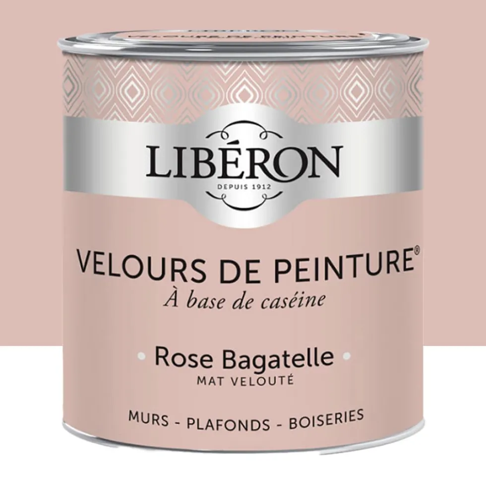 Peinture LIBÉRON Velours de Peinture Rose Bagatelle