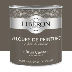 Peinture LIBÉRON Velours de Peinture Brun Caviar