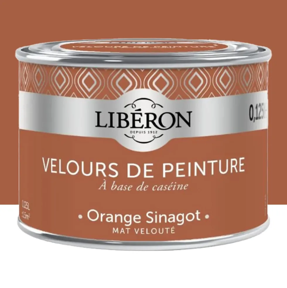 Peinture LIBÉRON Velours de Peinture Orange sinagot