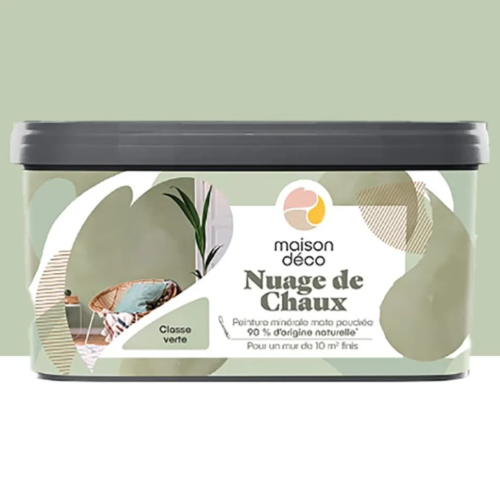 Peinture MAISON DÉCO Nuage De Chaux Classe Verte