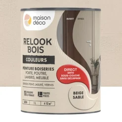Peinture Maison Déco Relook Bois Couleurs Beige sable