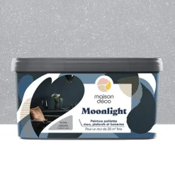 Peinture mate pailletée MAISON DÉCO Moonlight Voûte céleste