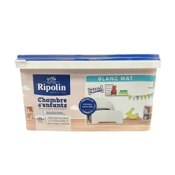 Peinture mate RIPOLIN Chambre d'enfants Blanc