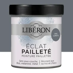 Peinture meuble Eclat Pailleté LIBERON Gris comète