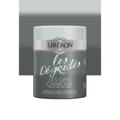Peinture meuble LIBÉRON "Les Dégradés" Les Gris Carbone