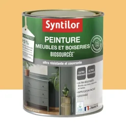 Peinture meubles et boiseries biosourcée SYNTILOR Paille mat velours